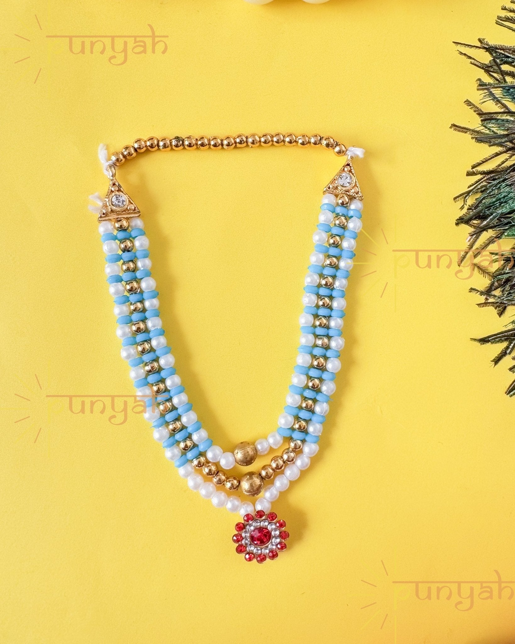 Beaded Bahaar Maala For Kanha Ji/ Idols - Punyah