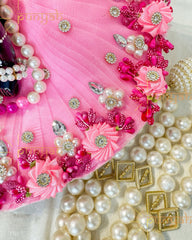 Blushing Pearl Poshak With Pagdi & Patka For Laddu Gopal Ji - Punyah