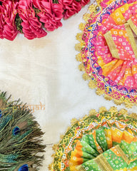 Chunri Style Rajasthani Festive Poshak for Thakur Ji - Punyah