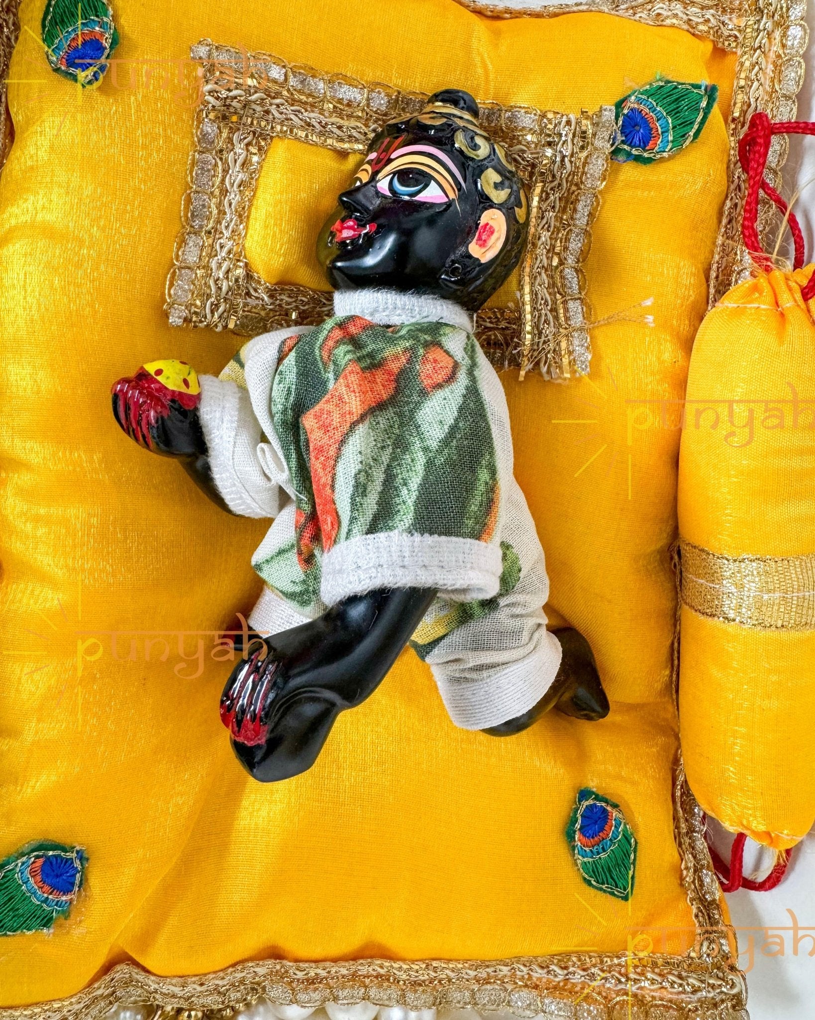 Classic Contrast Night Suit/Wear For Laddu Gopal ji - Punyah Handicraft