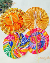 Designer Multi Pack Poshaks - Set of 5 for Thakur ji with Free Maala or Kangan Set - Punyah