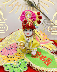 Flower Nag Heavy Pagdi for Laddu Gopal Ji - Punyah