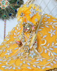 Heavy Solid Pure Brass Laddu Gopal Ji Idol from Vrindavan (5.5 inches) - Punyah Handicraft