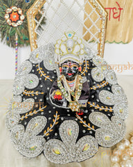 Kalratri Silver Embellishment Laddu Gopal Ji Poshak - Punyah