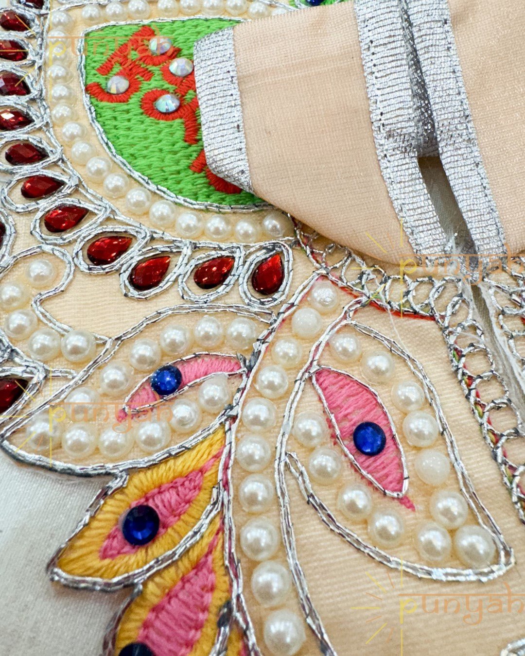 Krishnamayi Special Heavy Designer Poshak for Kanha - Punyah