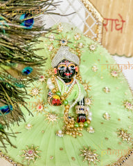 Mint Festive Wear Thakur Ji Poshak With Pagdi and Patka - Punyah