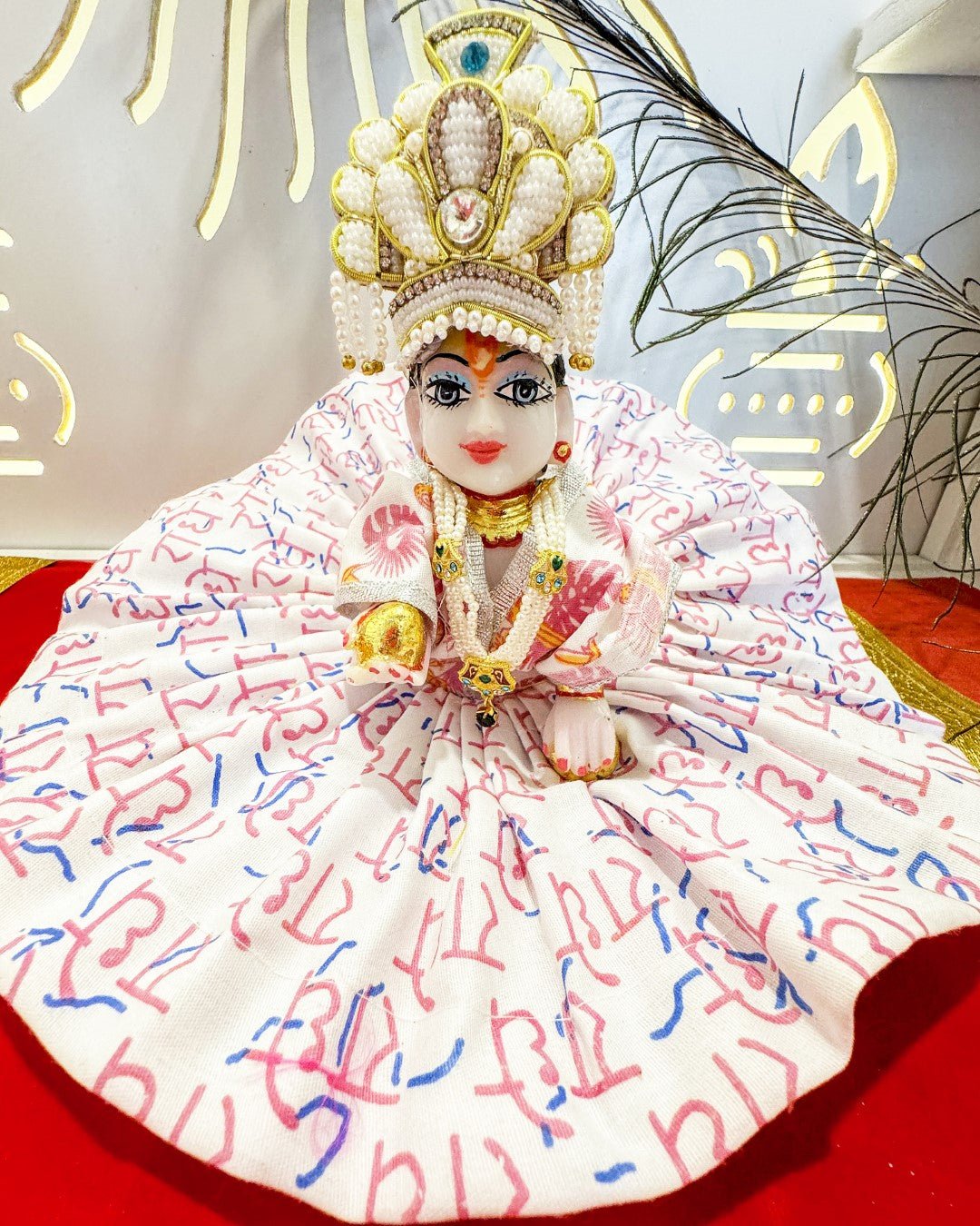 Radhe Pretty Cotton Poshaks for Thakur Ji/ Laddoo Gopal Ji - Punyah