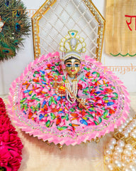 Rainbow Pankh Poshak For Thakur Ji - Punyah