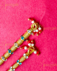 Royal Dandiya Set For Kanha Ji - Punyah