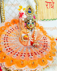 Silver Saaj Poshak For Laddu Gopal Ji - Punyah