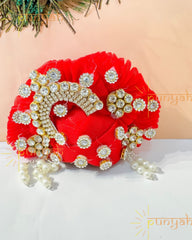 Studded Royal Pagdi For Laddu Gopal Ji - Punyah Handicraft