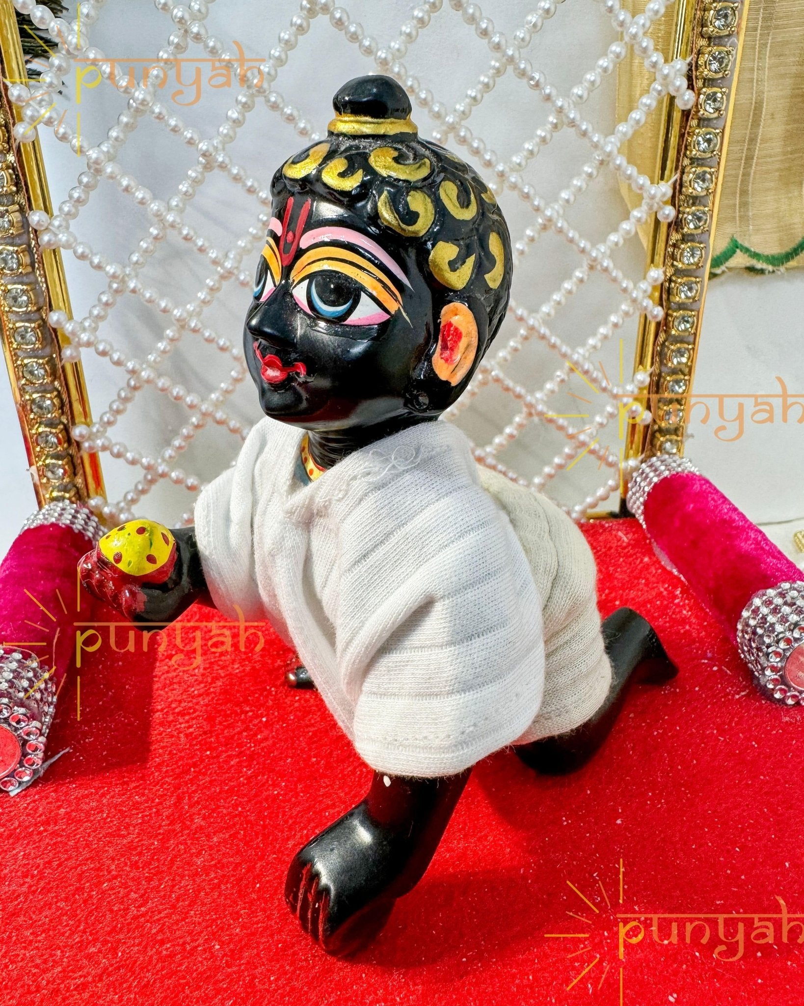 Whisper Woolen Night Suit For Kanha ji - Punyah Handicraft