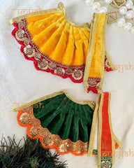 Winter Special Velvet Poshak for Mata Rani/ Ganesh Ji - Punyah Handicraft